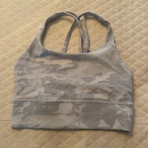 Lululemon gray camo sports bra XS